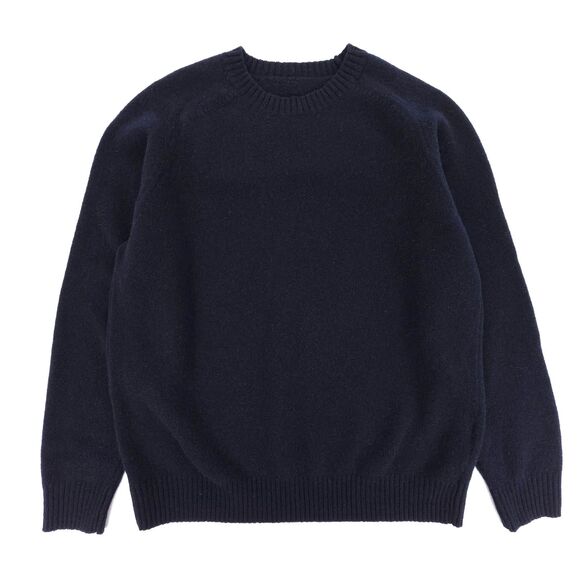 Uniqlo Other - UNIQLO Premium Lambswool Sweater Minimal Quiet Luxury Old Money Navy Blue Large